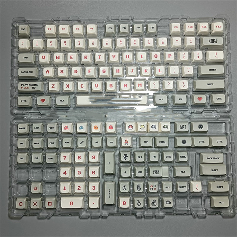 Pixel Video Game Theme – Sublimation PBT Keycaps (OEM/XDA)