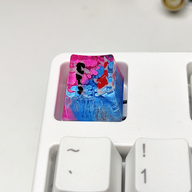 Gepersonaliseerde Resin Keycap (MX cross-axis) – Powcaps