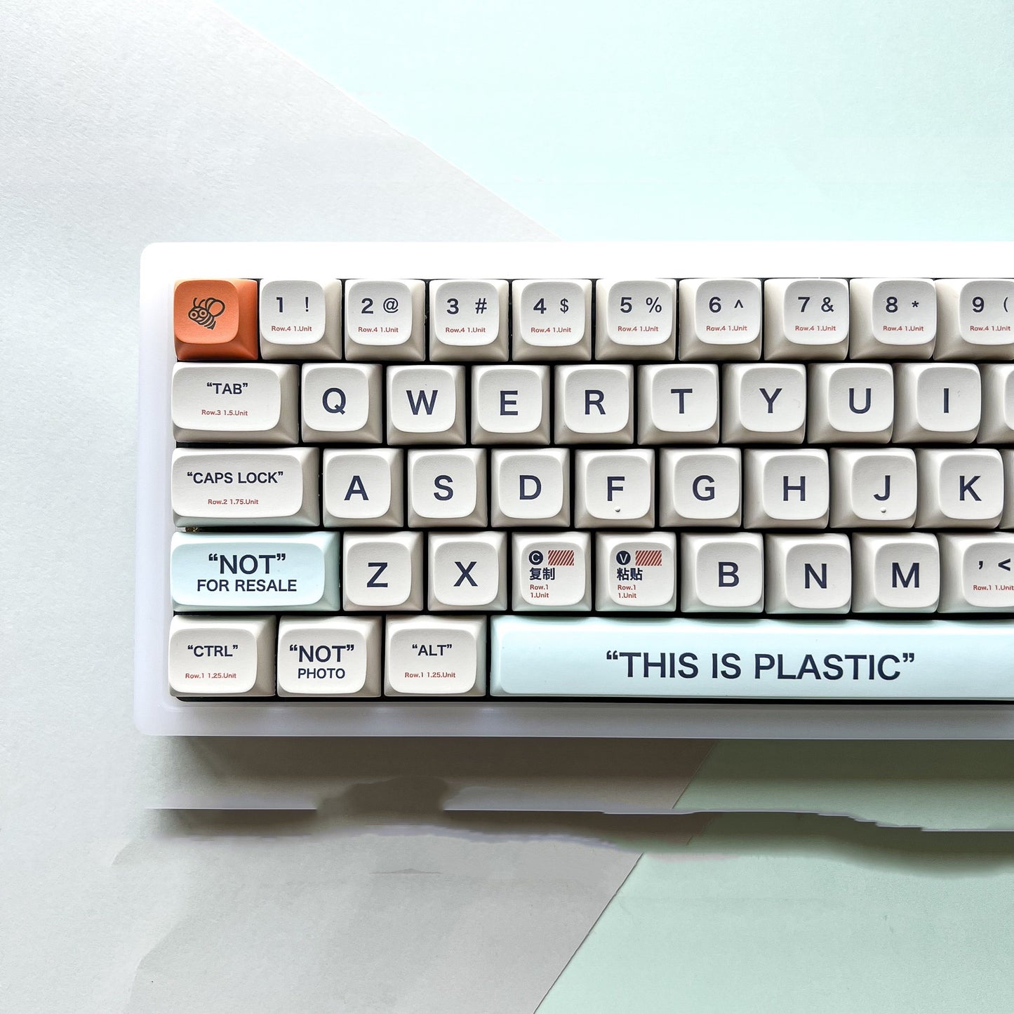 Plastic Keycaps XDA Height – 140‑delige PBT Dye‑Sub Set