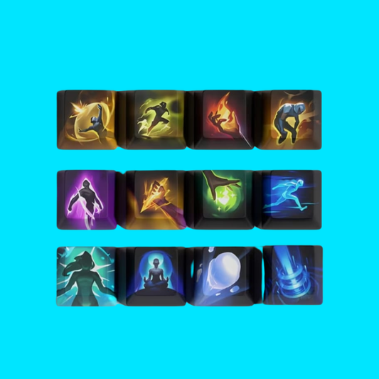 League of Legends Keycaps Set (12-delig) – Fantasy Gaming Keycaps | Powcaps