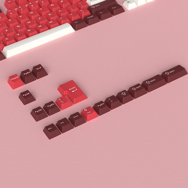 Ham PBT Keycap Set (red inside) – Universeel