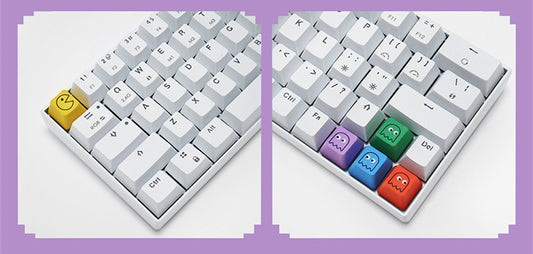Gepersonaliseerde aanvullende keycaps voor mechanische toetsenborden (5 stuks) – Mario of Phantom Ghost