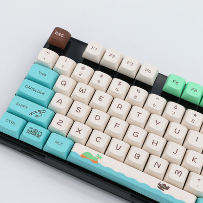 QX Height PBT Dye‑Sublimation Keycaps – Animal Forest (141-delig)