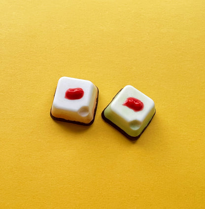 Onbeschilderde Food Keycap (Resin) – Burger, Cheese & meer