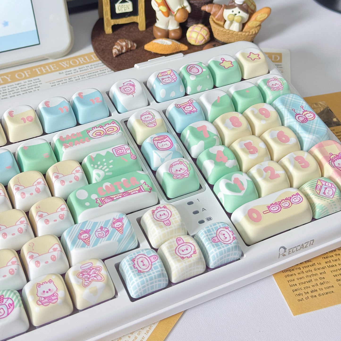 PBT Material Girl Series Keycaps – Powcaps