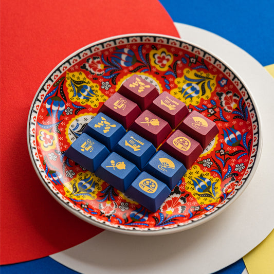 PBT Keycap Set (144 stuks) – Dye‑Sublimatie voor Mechanische Toetsenborden