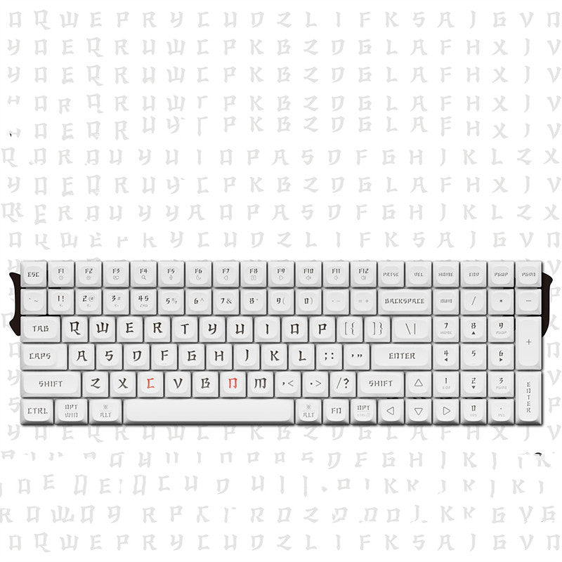 Original Theme keycaps voor mechanische toetsenborden (68/100) – hitte‑sublimatie