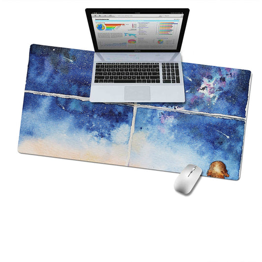 Powcaps Desk Mat 40x80 – Watercolor Meteor