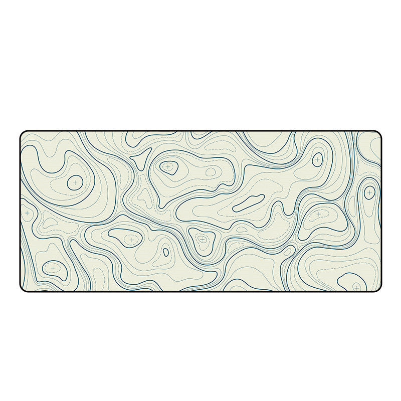 Simple Table Mat Office Desk Mat – Line muismat (900x400 mm, 4 mm)