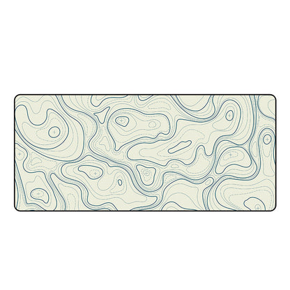 Simple Table Mat Office Desk Mat – Line muismat (900x400 mm, 4 mm)