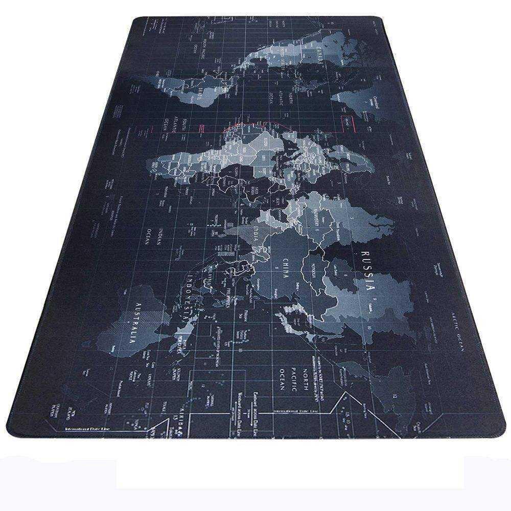 Gaming Computer Pad Large World Map Mouse Mat – Grote Bureaumat