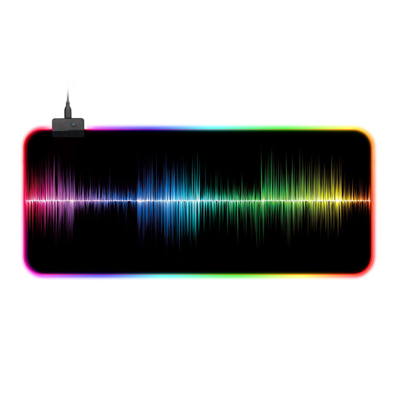 Powcaps LED RGB Gaming-Mauspad 800x300 – Rutschfeste Schreibtischunterlage