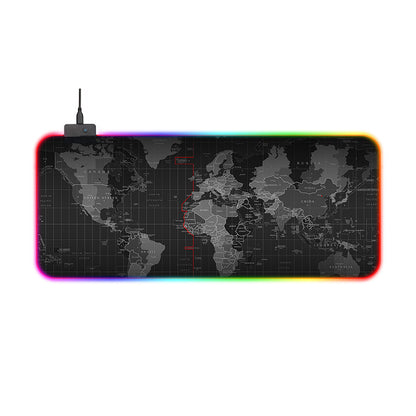 Powcaps LED RGB Gaming-Mauspad 800x300 – Rutschfeste Schreibtischunterlage