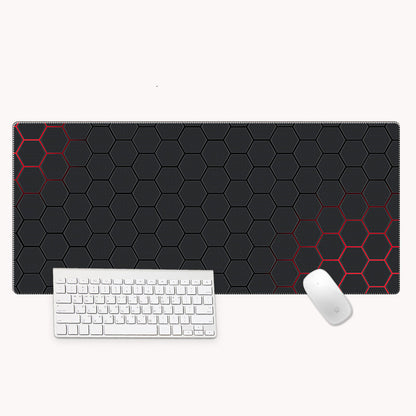 XXL Bureau-muismat met nauwkeurige stiknaden – Leihuochi Hexagonal Series