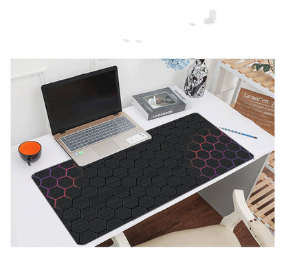 XXL Bureau-muismat met nauwkeurige stiknaden – Leihuochi Hexagonal Series
