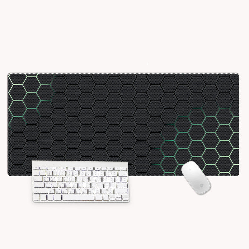 XXL Bureau-muismat met nauwkeurige stiknaden – Leihuochi Hexagonal Series