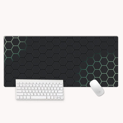 XXL Bureau-muismat met nauwkeurige stiknaden – Leihuochi Hexagonal Series