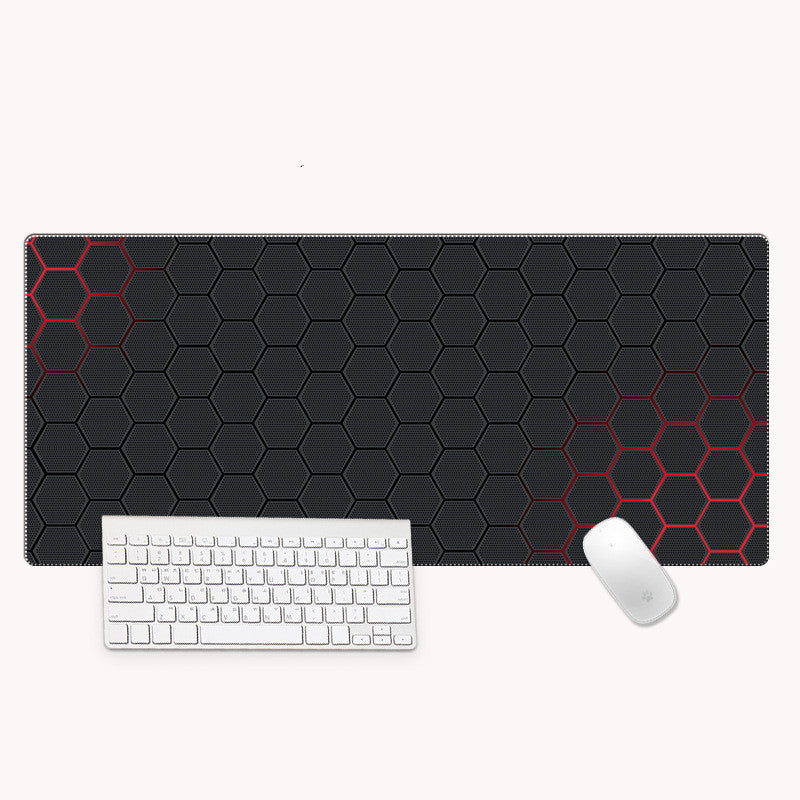 XXL Bureau-muismat met nauwkeurige stiknaden – Leihuochi Hexagonal Series