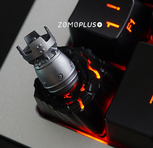 Anode Metal Mechanical Keyboard Translucent Keycap – Aluminium (1 stuk)