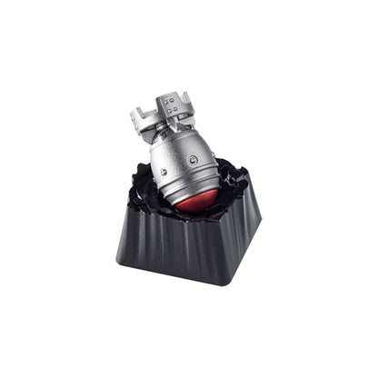 Anodenmetall-Tastatur-Tastenkappe, durchscheinend – Aluminium (1 Stück)