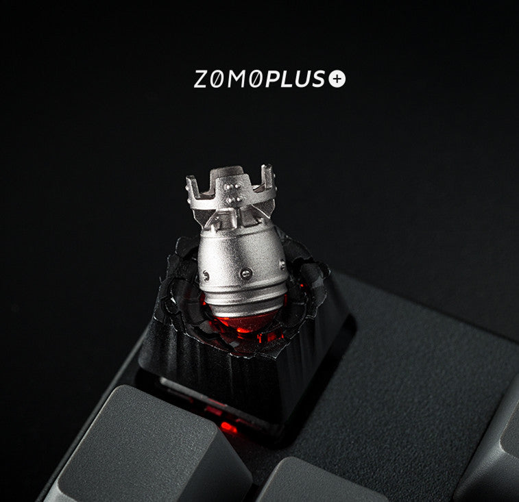 Anode Metal Mechanical Keyboard Translucent Keycap – Aluminium (1 stuk)