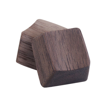 Black Walnut massief houten keycaps – R1–R4, WASD & pijlen
