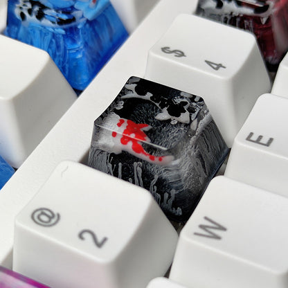 Gepersonaliseerde Resin Keycap (MX cross-axis) – Powcaps