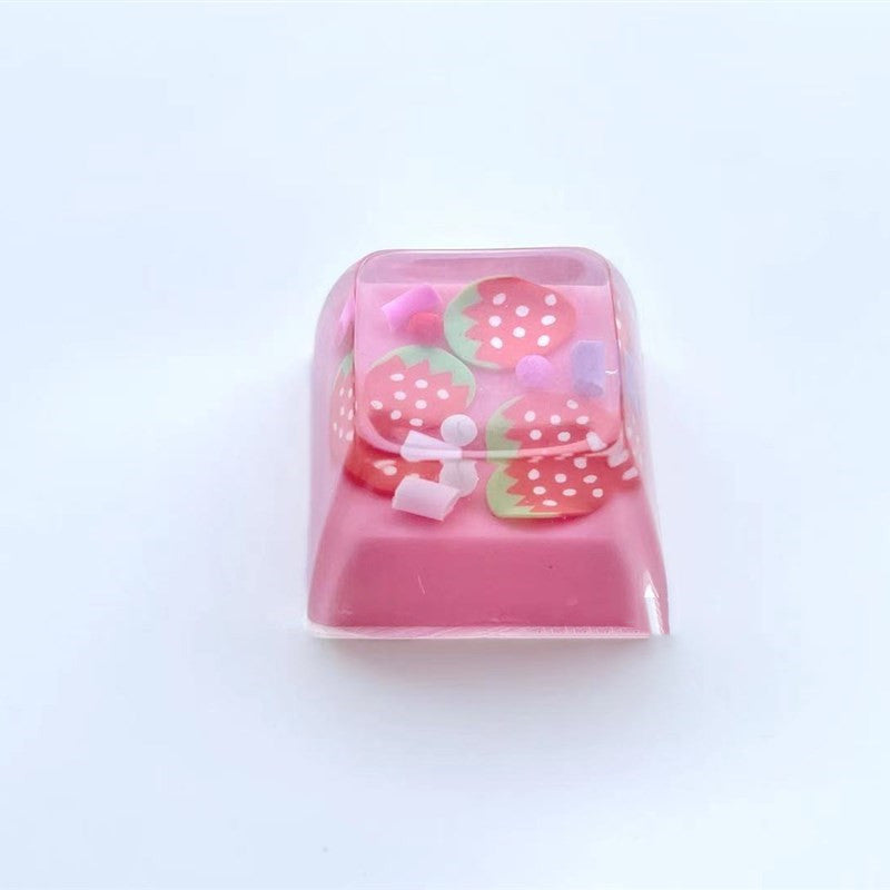 Gepersonaliseerde Fruitvormige Resin Keycap – Powcaps