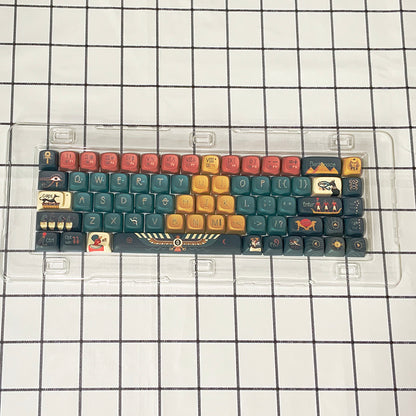 Original Theme keycaps voor mechanische toetsenborden (68/100) – hitte‑sublimatie