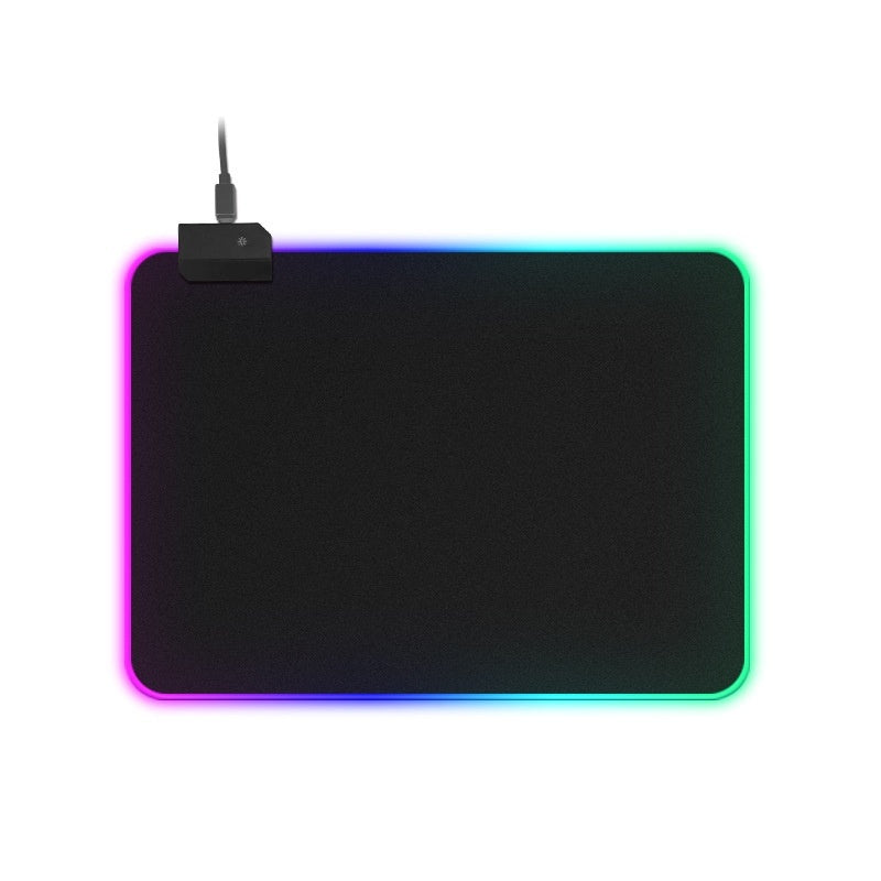 Powcaps Luminous Gaming Pad – Zwarte RGB Muismat 800×300 (Antislip, Duurzaam & Stil)