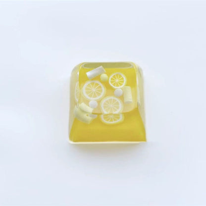 Gepersonaliseerde Fruitvormige Resin Keycap – Powcaps