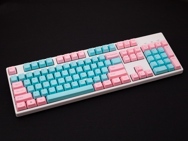 Volledige set PBT-keycaps (61/87/104) – opaak met zijgravering