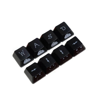 ABS Lightning Doll Keycaps voor mechanische toetsenborden – Set van 4