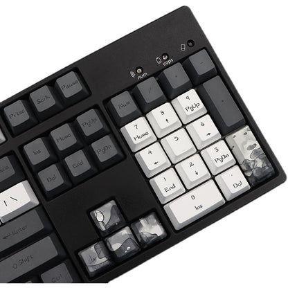 Ink & Lotus PBT Keycaps – Stijlvol en Minimalistisch (140 stuks)