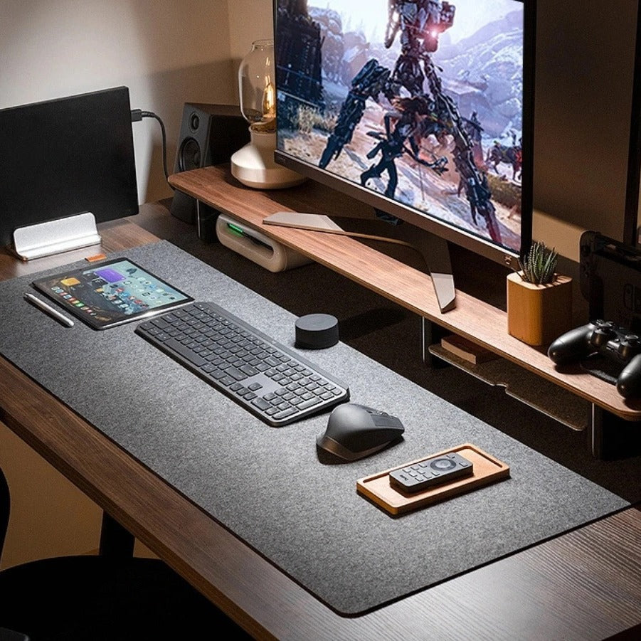 Felt Mouse Pad Extra Large – Thick Non-Slip Desk Mat