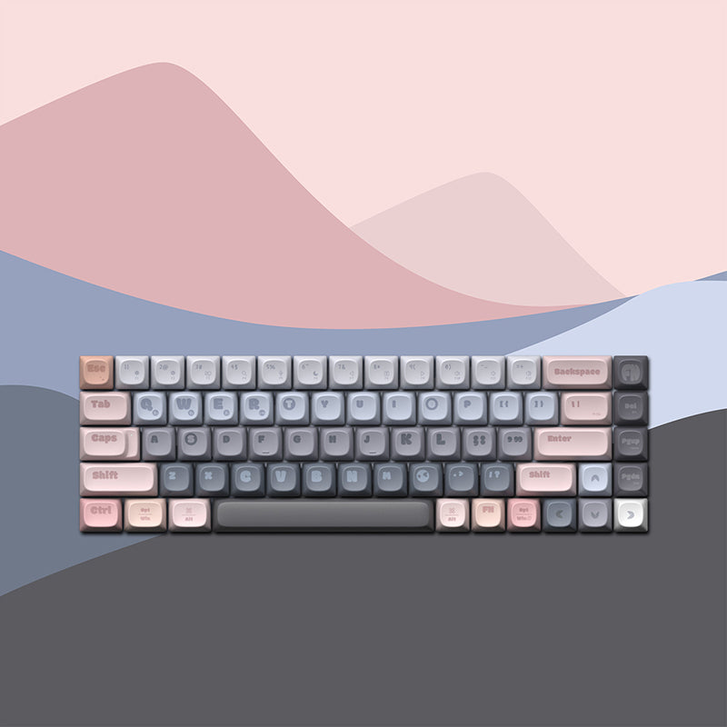 Original Theme keycaps voor mechanische toetsenborden (68/100) – hitte‑sublimatie