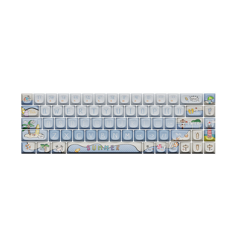 Original Theme keycaps voor mechanische toetsenborden (68/100) – hitte‑sublimatie