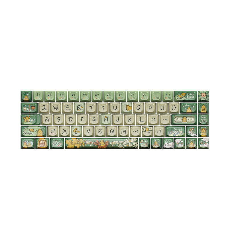 Original Theme keycaps voor mechanische toetsenborden (68/100) – hitte‑sublimatie
