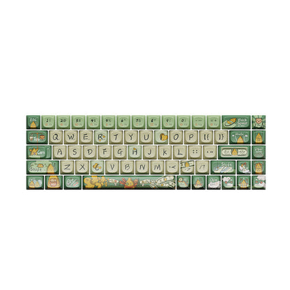 Original Theme keycaps voor mechanische toetsenborden (68/100) – hitte‑sublimatie