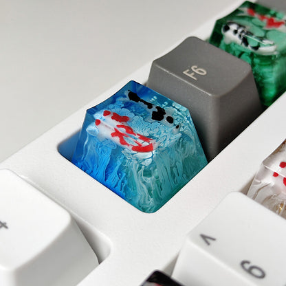 Gepersonaliseerde Resin Keycap (MX cross-axis) – Powcaps