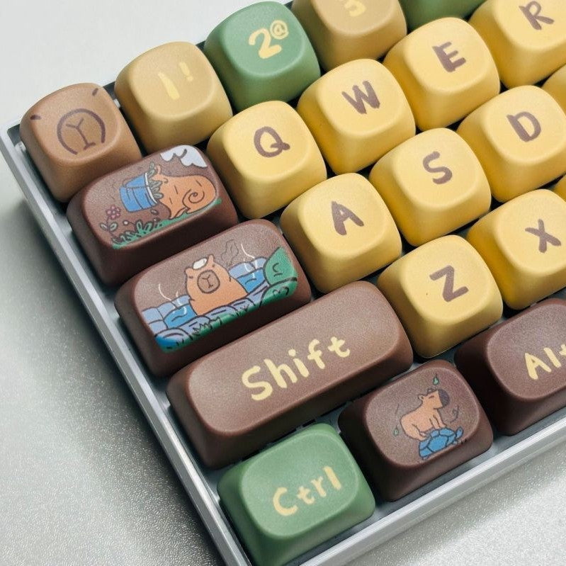 Capabala Girl MOA Height Keycap Set – 130 keycaps voor mechanische toetsenborden