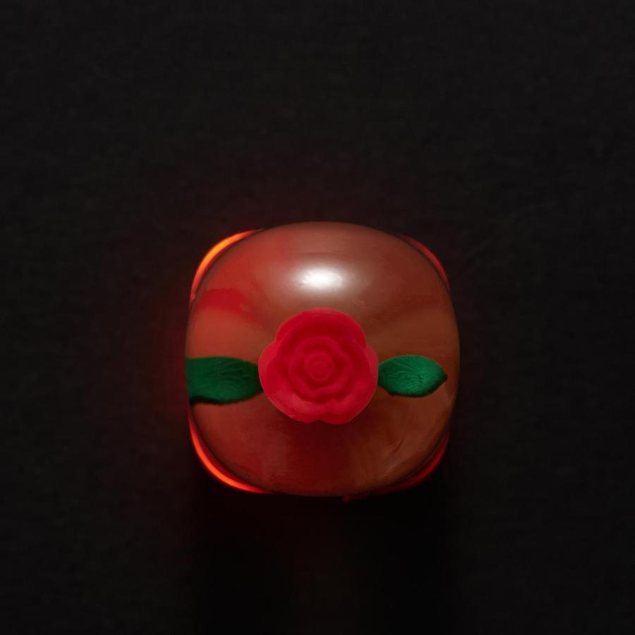 3D Printed Rose – Transparante Resin Keycap