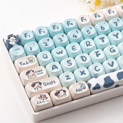 Small Square Milk Cow MOA Sublimation Keycaps – Koeienprint