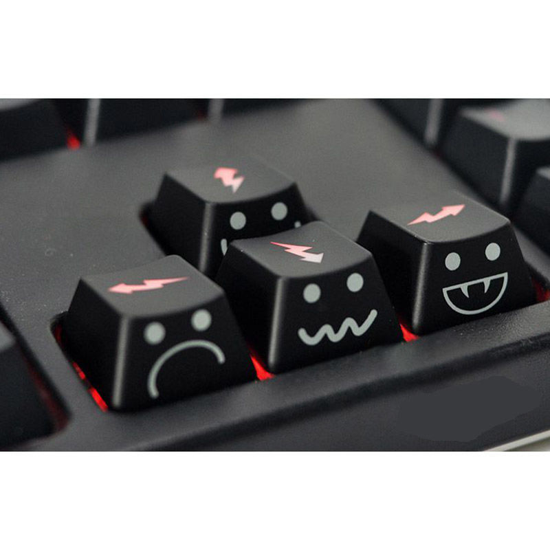ABS Lightning Doll Keycaps voor mechanische toetsenborden – Set van 4
