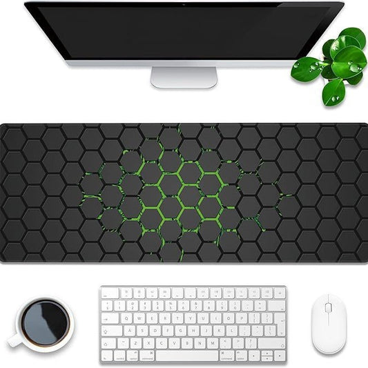 Honeycomb E-sports Muismat & Office Desk Mat – Antislip Natuurlijk Rubber (3 mm)