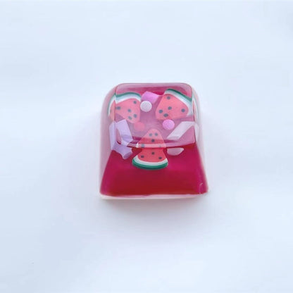 Gepersonaliseerde Fruitvormige Resin Keycap – Powcaps
