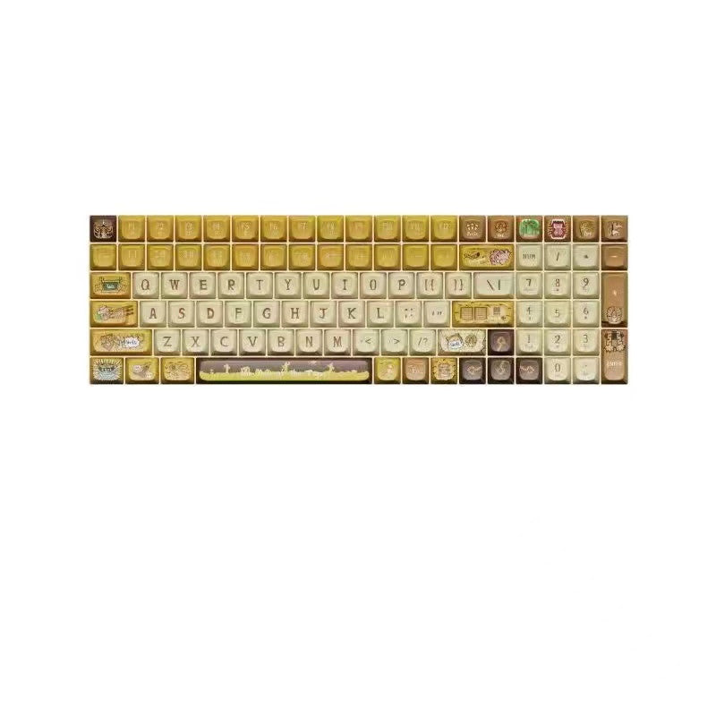 Original Theme keycaps voor mechanische toetsenborden (68/100) – hitte‑sublimatie