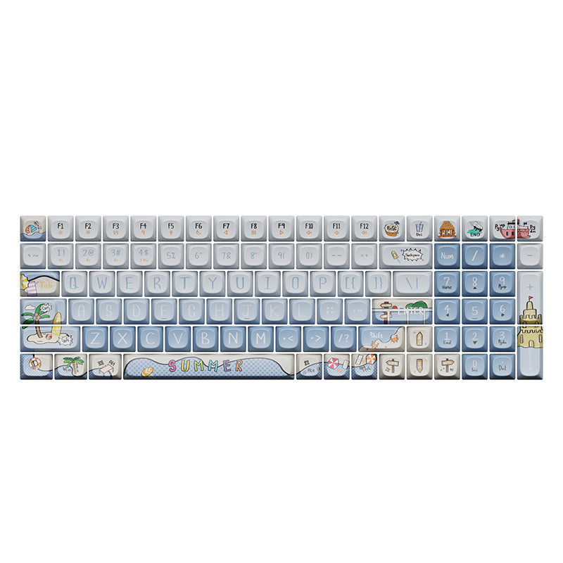 Original Theme keycaps voor mechanische toetsenborden (68/100) – hitte‑sublimatie