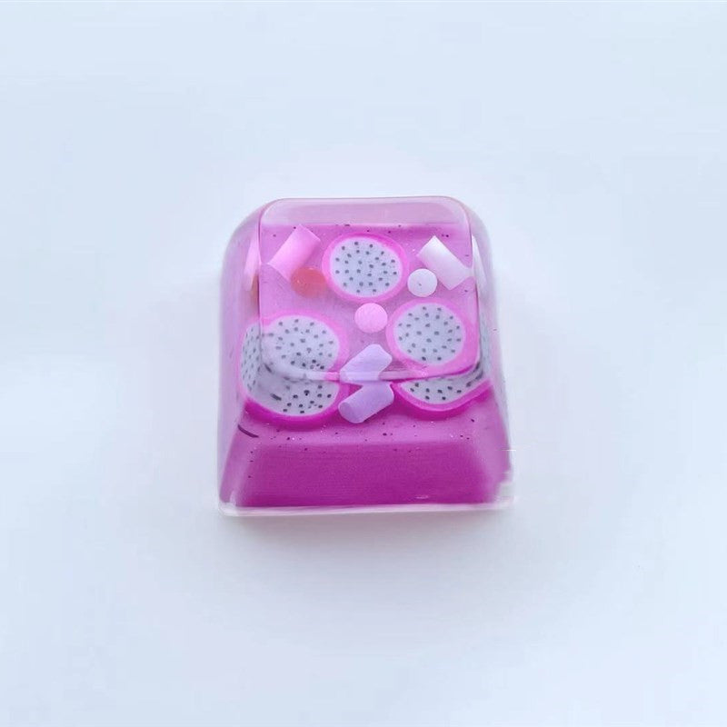 Gepersonaliseerde Fruitvormige Resin Keycap – Powcaps