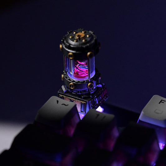 Handgemaakte Transparante Resin Keycap (Gepersonaliseerd)